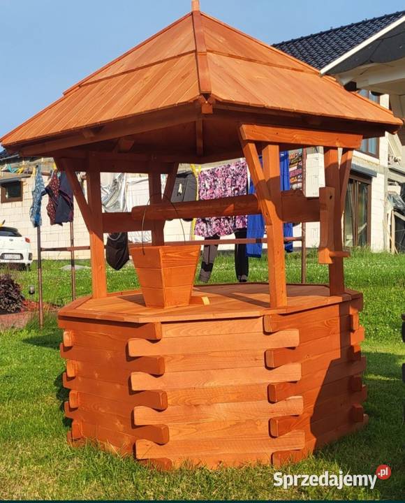 Studnia ogrodowa ozdobna drewniana PRODUCENT Jordanów