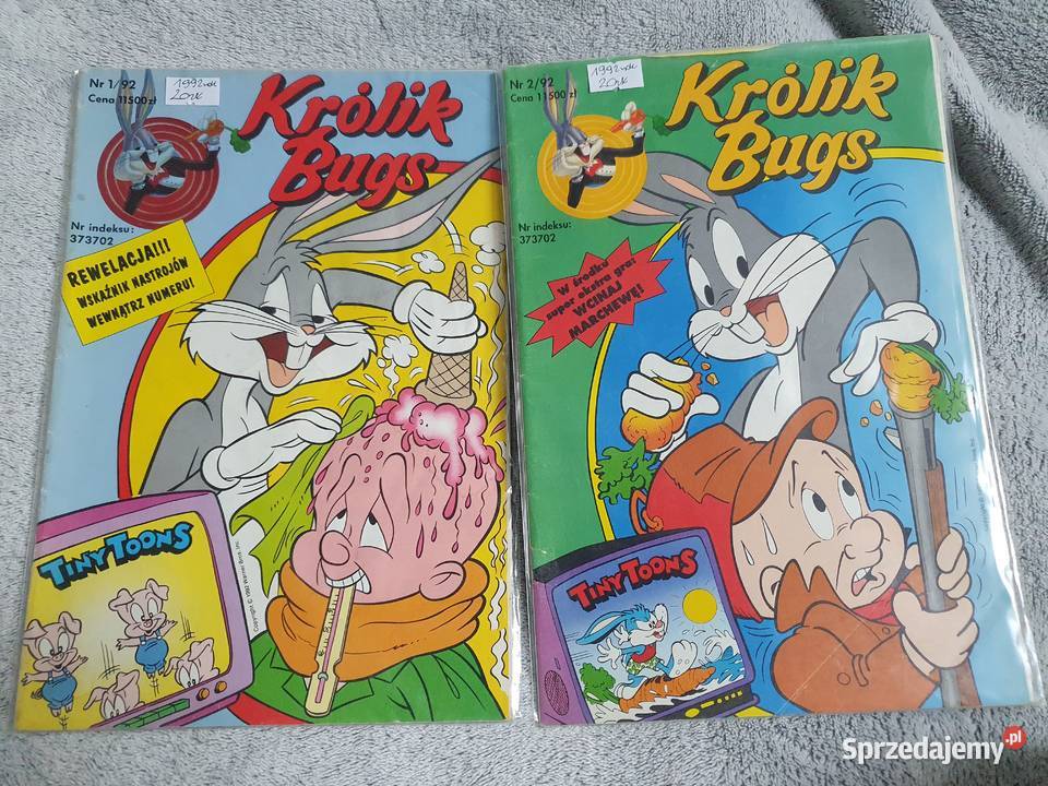 Królik Bugs zestaw 15 komiksów lata 90te Gdynia