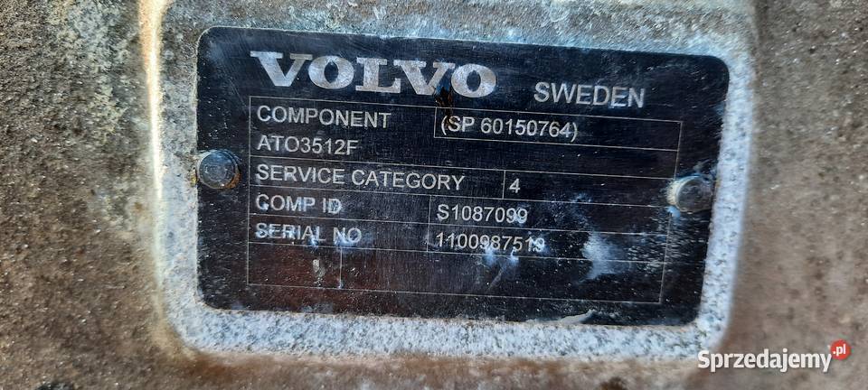 Skrzynia biegów VOLVO FH ATO3512F Staszów