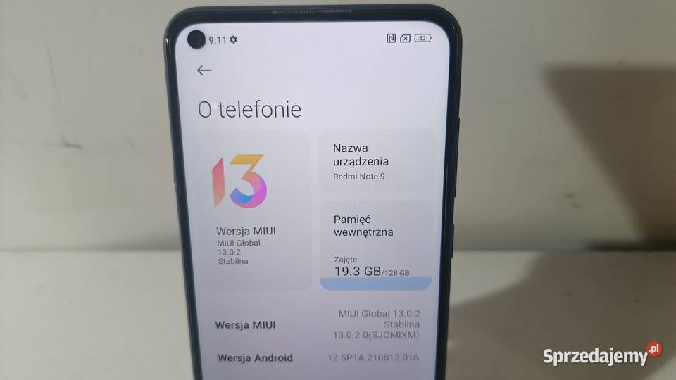 Smartfon Redmi Note 9 4128GB śląskie Katowice