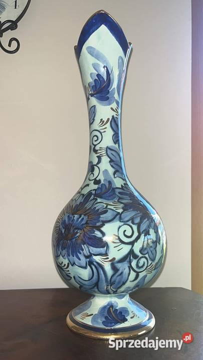 Amfora z ptakiem Wazon Vintage Hubert Bequet