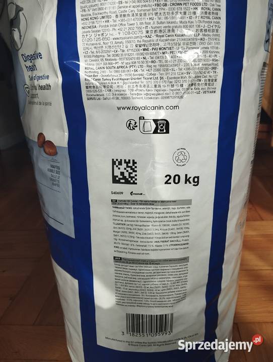 Royal Canin Karma psów 20 ADULT L lubelskie Biała Podlaska