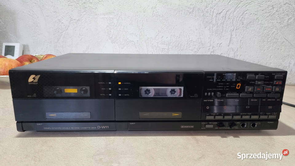 Magnetofon catette deck Sansui DW11 D W 11 Międzychód