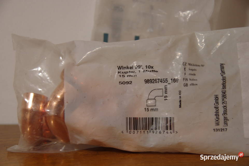 Kształtki miedziane Bielsko-Biała sprzedam