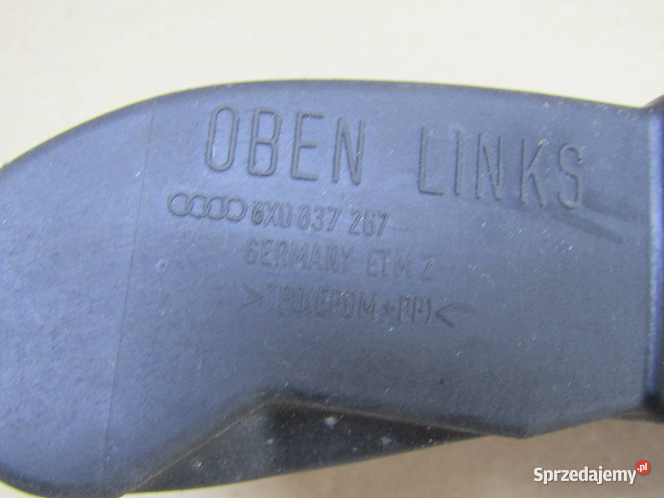 OGRANICZNIK DRZWI PRAWYCH AUDI A1 3D 8X3837249 Mysłaków sprzedam