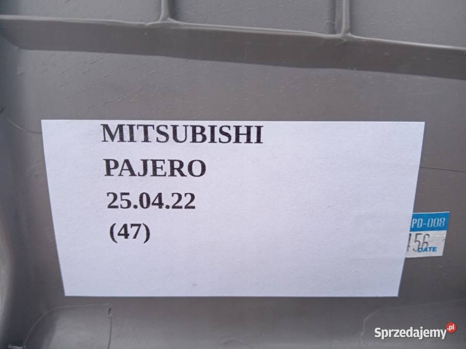 LISTWA OSŁONA PROGU TYŁ MITSUBISHI PAJERO SPORT wielkopolskie Nowy Tomyśl