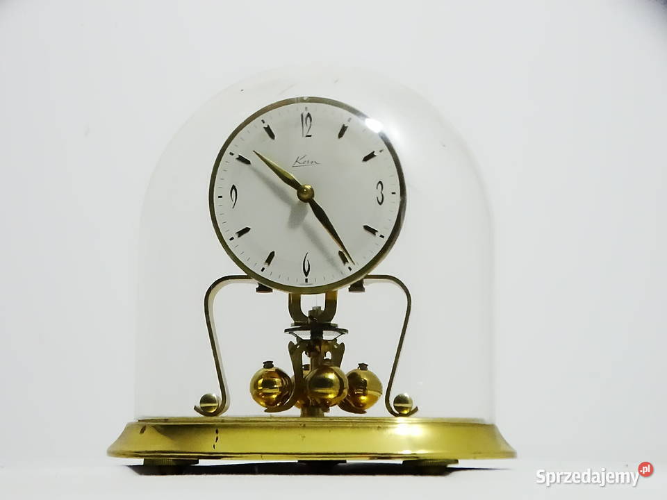 Niemiecki zegar mechaniczny rocznego torsyjny Zegary Biłgoraj