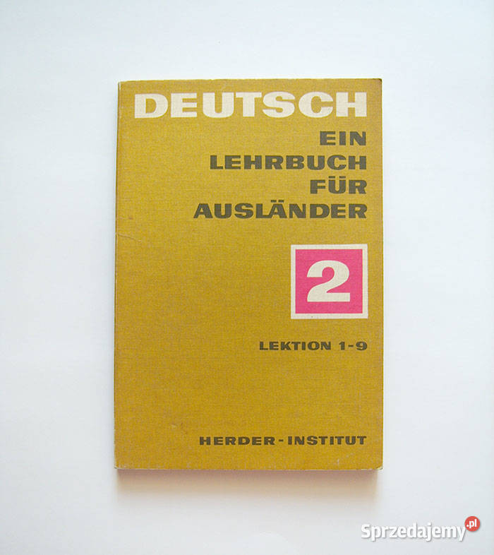 Deutsch ein lehrbuch fur auslander 2 lektion 19 kujawsko-pomorskie Bydgoszcz sprzedam