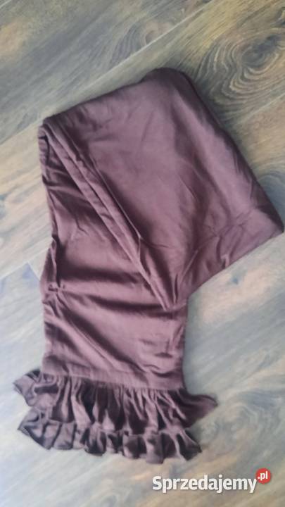 Nowy dwustronny szalik w sowy wykończony Galanteria i dodatki