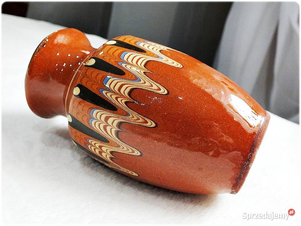 Wazonik Wazon Bułgaria Pawie Oczko z 6070tych Żary