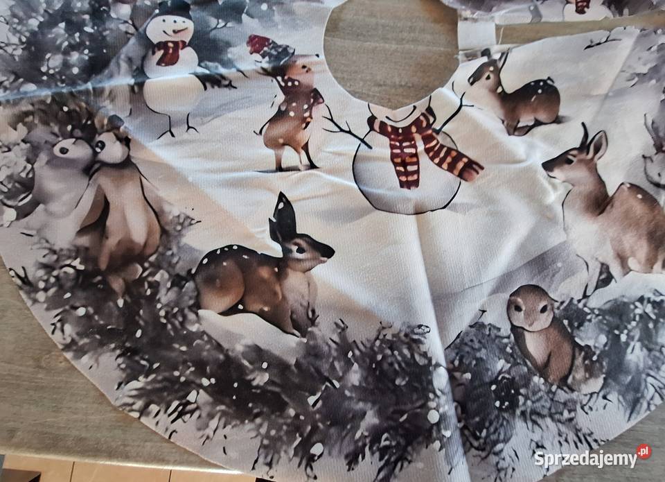 Mata dywanik pod choinkę świąteczna Nowa Kalisz