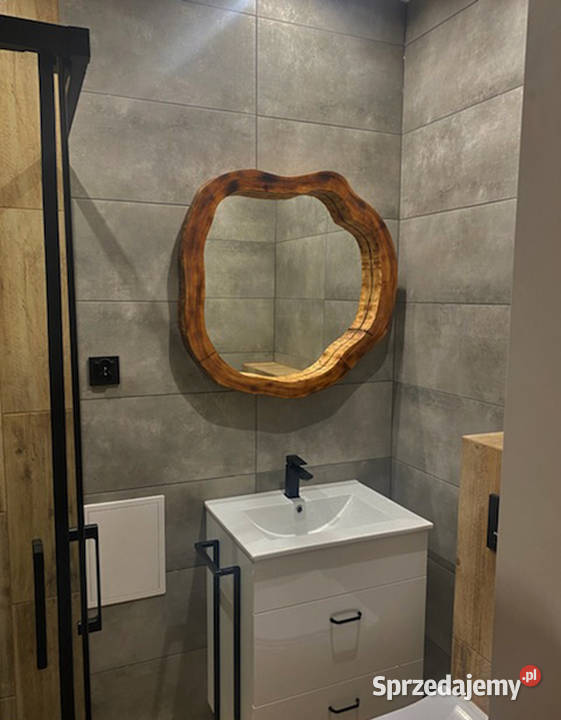Loftowe lustra drewniane plaster pnia Rzeszów sprzedam