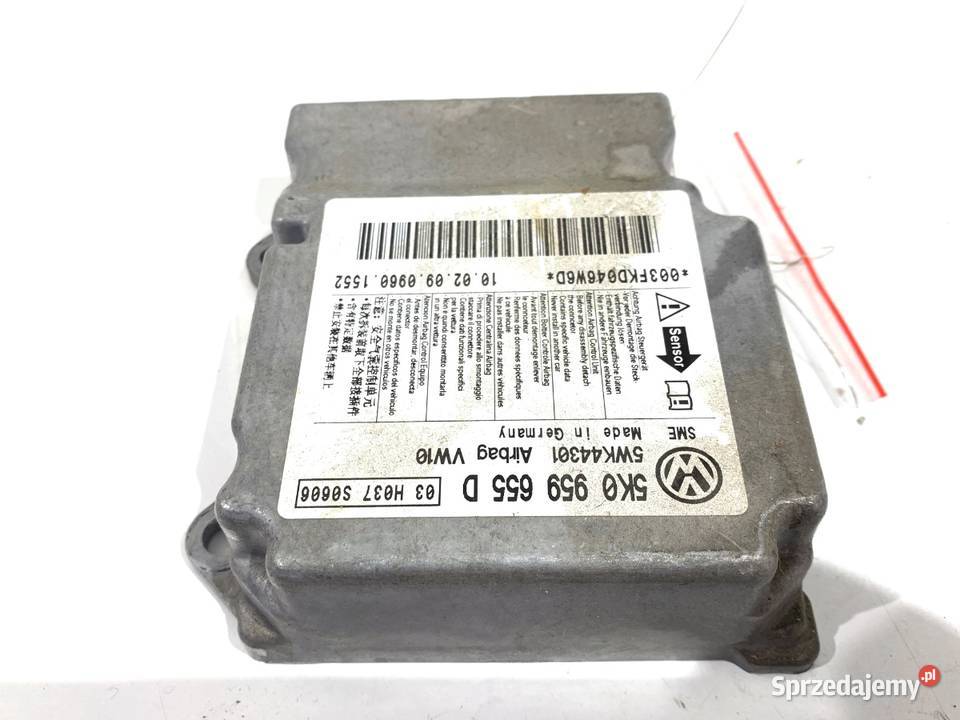 SENSOR AIRBAG VW GOLF VI 5K0959655D 0814 CZUJNIK Poduszki powietrzne