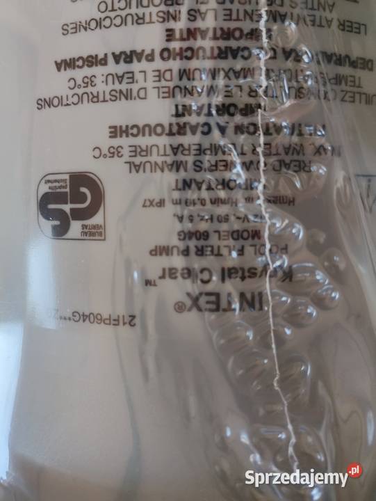 Pompa do basenu INTEX 604G Strzegom