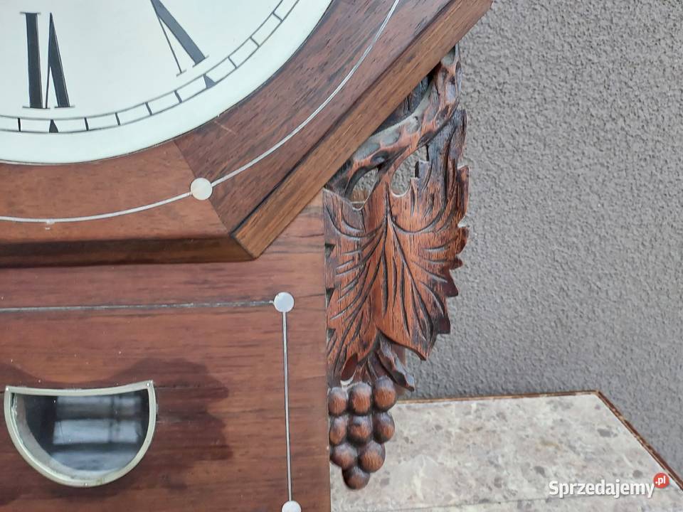 139 Stary zegar ścienny amerykański sprawny film Tczew sprzedam
