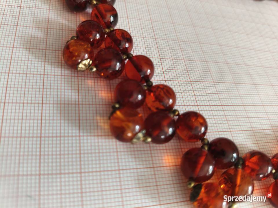 Kolia bursztyn kulki Białystok