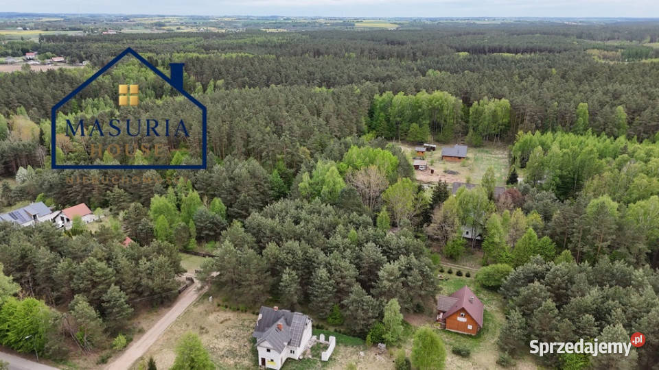 Dom w stanie surowym otwartym Jamielnik Sprzedaż warmińsko-mazurskie