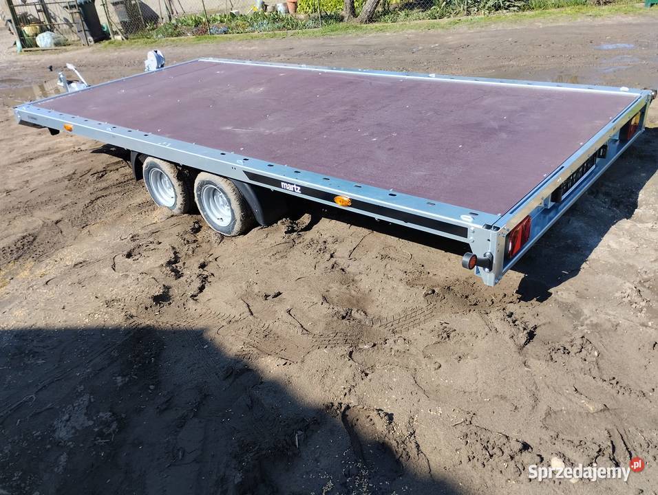 Laweta platforma GT PLATEAU 4502 27T przyczepa Września