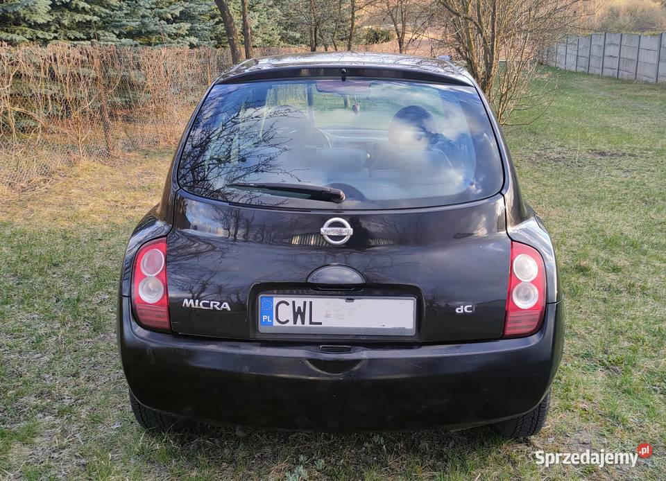 Nissan Micra K12 15 Diesel 2003r Ważne opłaty Nissan kujawsko-pomorskie Włocławek