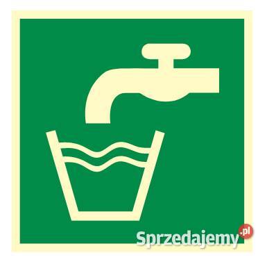 Naklejka BHP woda zdatna do picia AE015