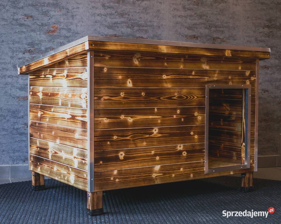 Buda psa ROCKY 1 drewno opalane Dla psów Trzemeśnia