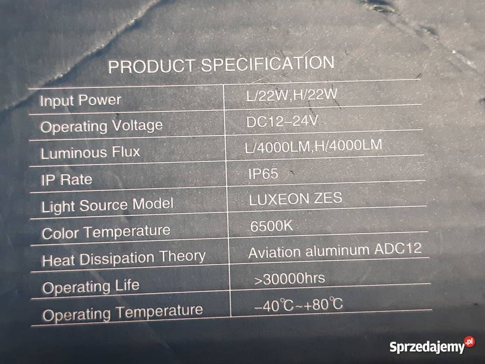 ŻARÓWKI LED H4 LUMILEDS ZES H4 LUXEON 4000LM Ksawerów