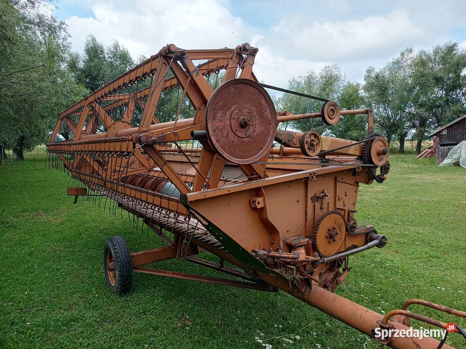 Kombajn zbożowy Bizon ZO56 heder 1988 Łubnice