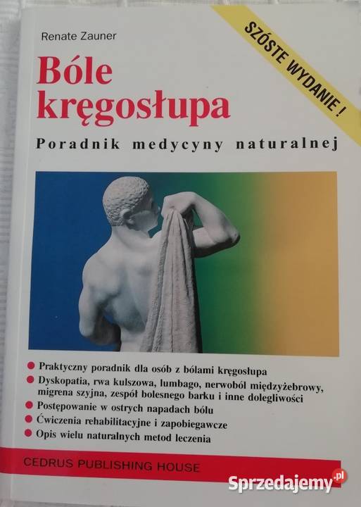 BÓLE KRĘGOSŁUPA PORADNIK MEDYCYNY NATURALNEJ Zielona Góra sprzedam