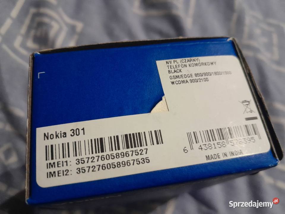 Telefon komórkowy Nokia 301 Dual Sim Nokia Wieliczka sprzedam