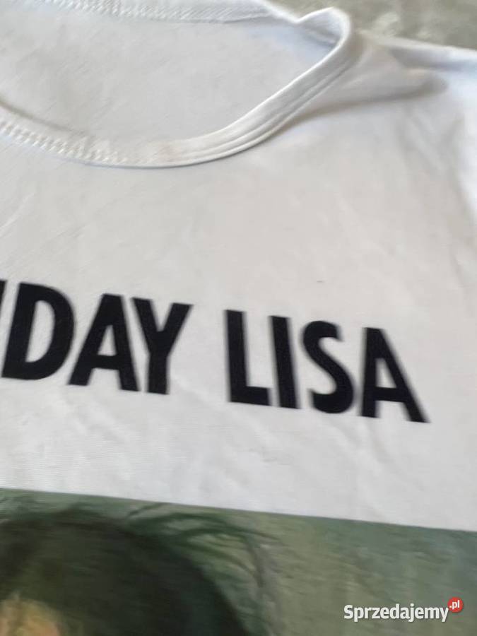 Tshirt koszulka bluzka z krótkim rękawem biała podkarpackie Jasło