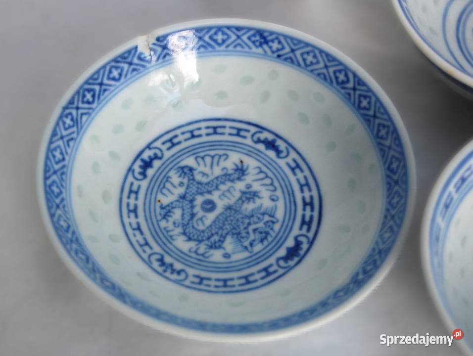 Chińska porcelanowa miska 7 porcelana ryżowa