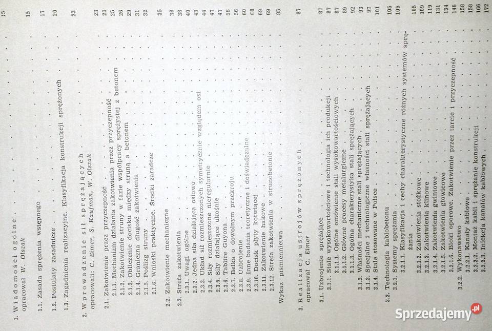 Budownictwo betonowe Konstrukcje sprężone Tom 3 Chełm sprzedam