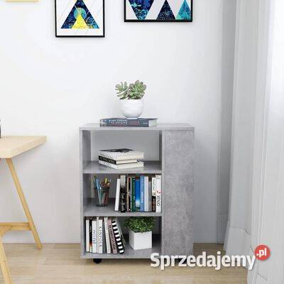vidaXL Szafka na kółkach szarość betonu 60x35x75 Warszawa