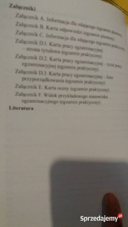zbiór zadań i testów technik mechatronik REA Warszawa