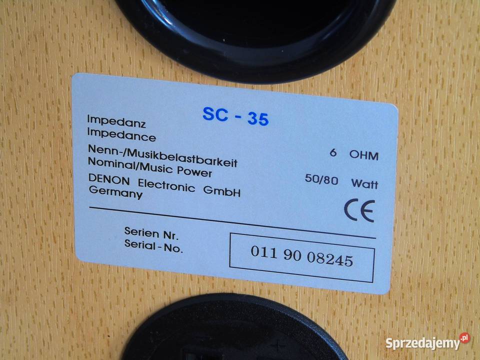 Kolumny Denon SC35 konesera Tonsil WYSYŁKA Jasło sprzedam