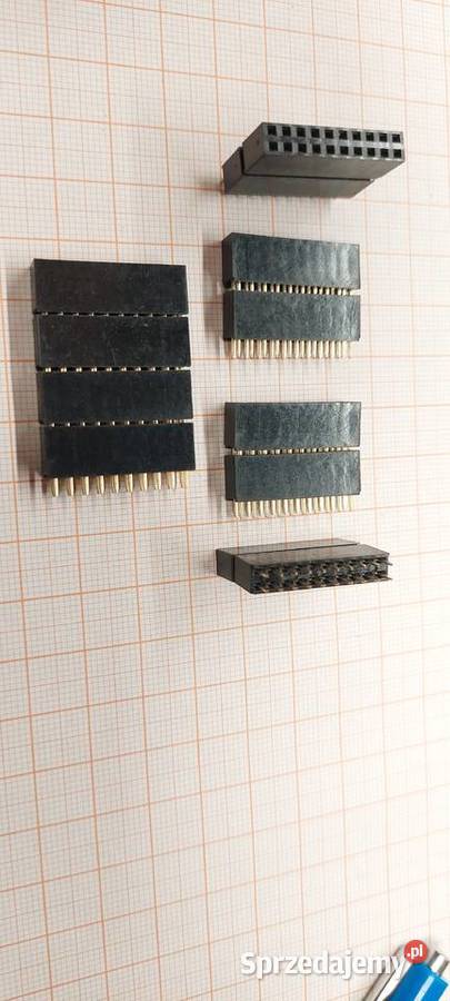 Gniazdo kołkowe żeńskie Gold 2x10 20 DIP 24 Czechowice-Dziedzice