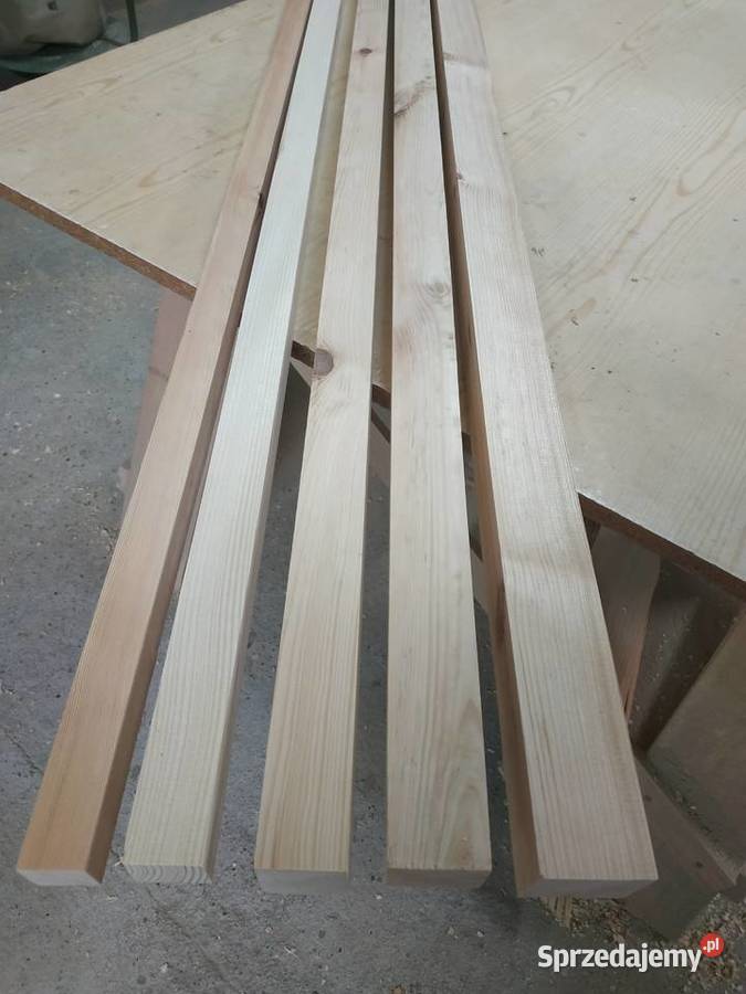 Kantówka strugana sosna konstrukcja 30mm x 30mm Narew