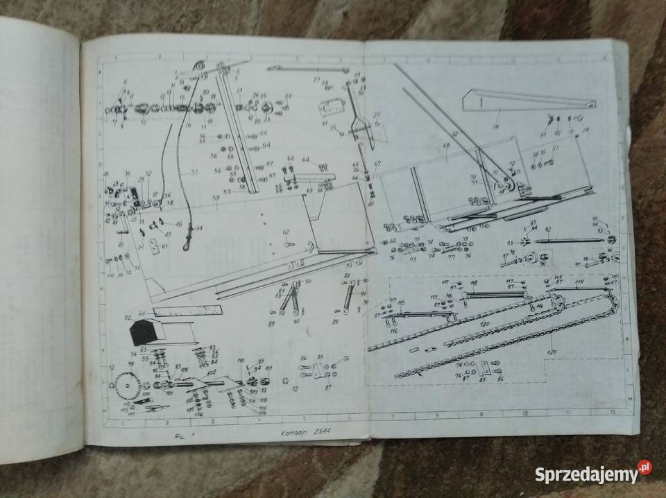 Katalog części kombajn do zbioru ziemniaków Z Lublin