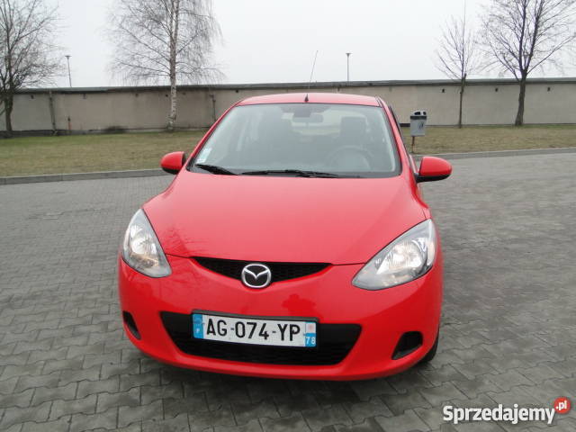 Piękna czerwona Mazda 2 122009 r 96000km pomorskie Człuchów