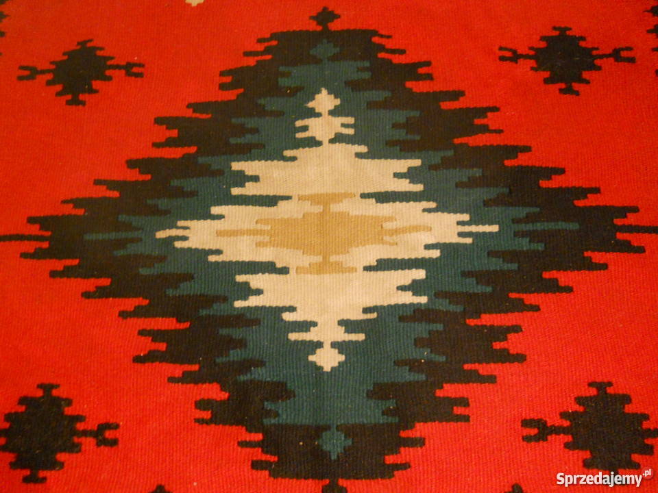 KILIM dywanik na ścianę stary polski wzór 86 x Warszawa