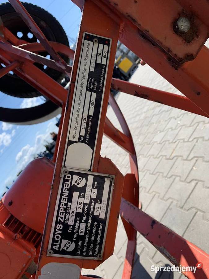 Wyciąg winda budowlana ALOYS ZEPPENFELD AZO Poznań