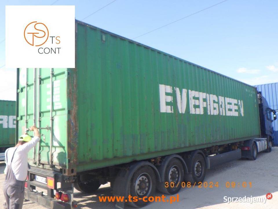 Kontener morski magazynowy 40 HC CW używany Magazynowanie Tarnów