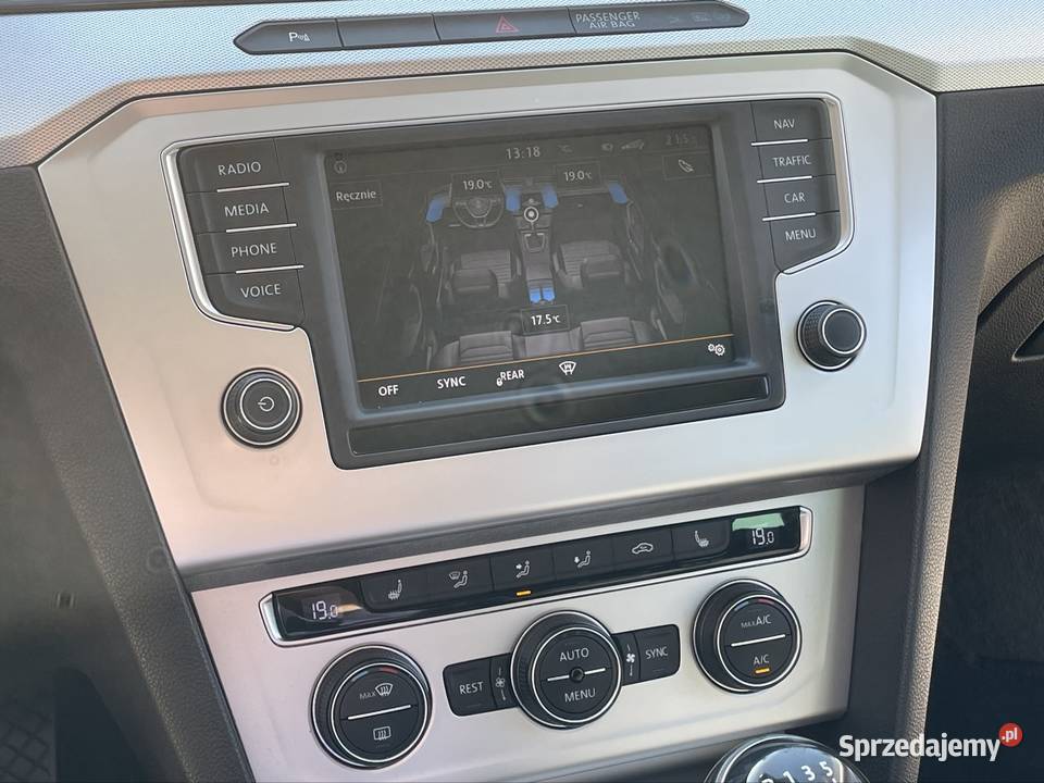 Volkswagen Passat B8 20 TDI 190 ACC Masaże Hak ogranicznik prędkości Pińczów