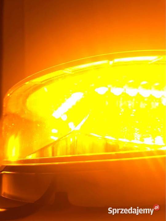 Lampa ostrzegawcza kogut pomarańczowy 185 1224V Oświetlenie mazowieckie Pomiechówek