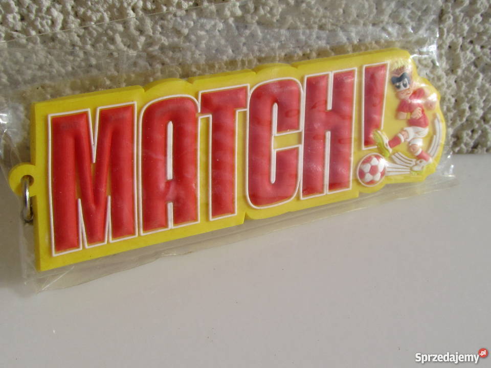 Brelok piłkarski z miękkiej gumy MATCH MECZ Olecko