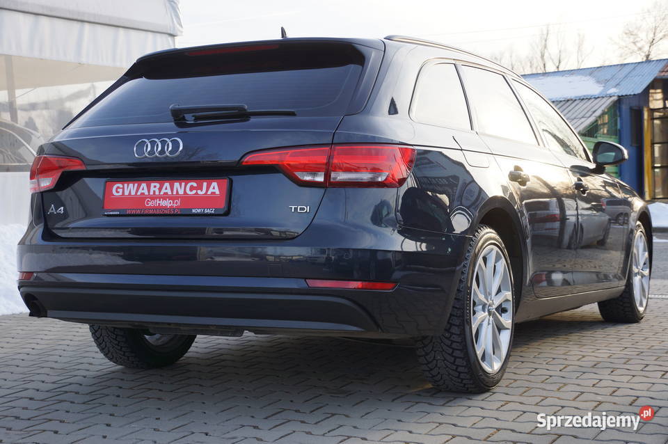 Audi A4 20 TDI CR 150 Virtual Navi BO Skóra Hak VAT marża Nowy Sącz