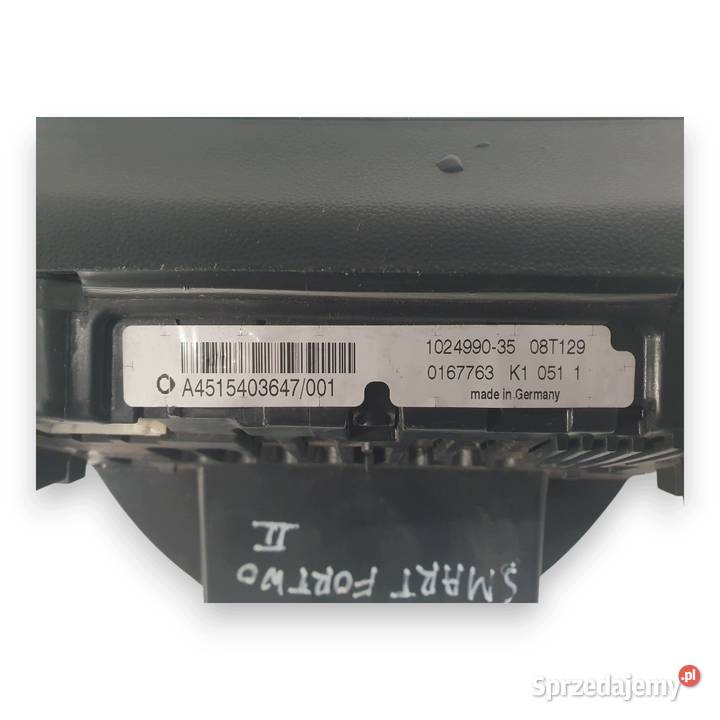 LICZNIK ZEGARY A4515403647 Smart Fortwo II 451 Chełm sprzedam