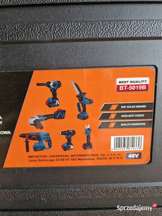 ZESTAW NARZĘDZI AKU 48V 6w1 MŁOT KLUCZ wielkopolskie Głogowa