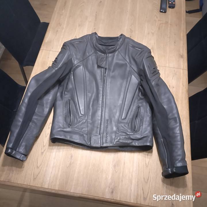 Skórzana kurtka motocyklowa Frank Thomas Black
