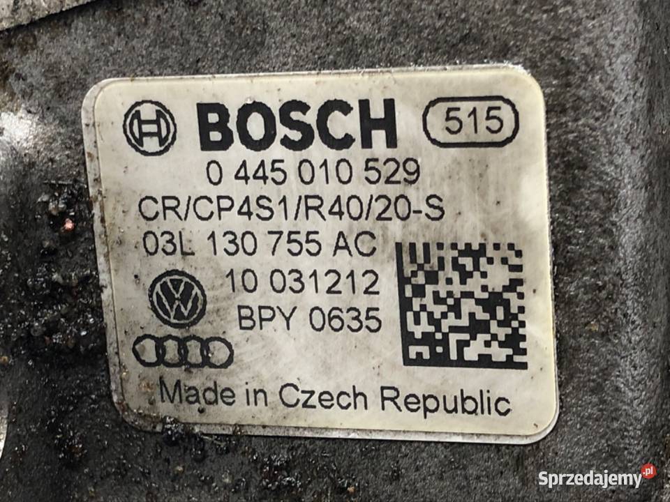 POMPA WTRYSKOWA AUDI A5 8T 0445010529 20 143 podkarpackie sprzedam